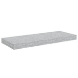 Vidaxl wandschap zwevend 60x23,5x3,8 cm mdf betongrijs