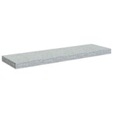 Vidaxl wandschap zwevend 80x23,5x3,8 cm mdf betongrijs