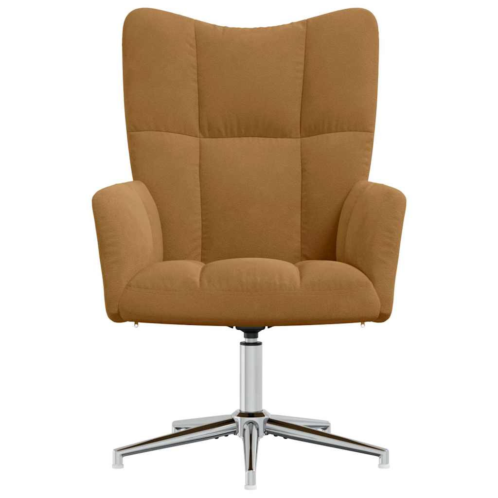 Vidaxl relaxstoel fluweel bruin