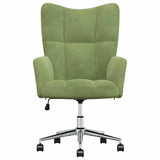Vidaxl relaxstoel fluweel lichtgroen