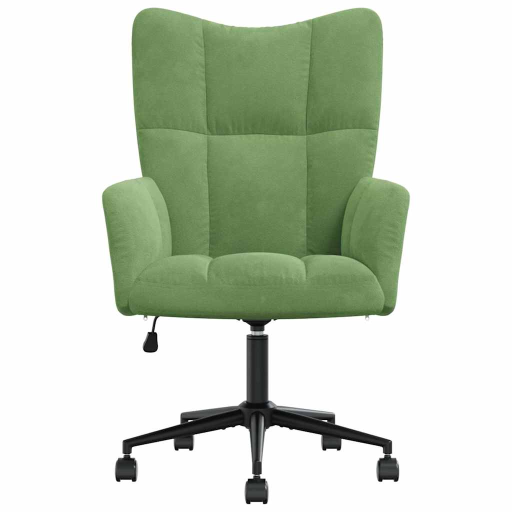 Vidaxl relaxstoel fluweel lichtgroen