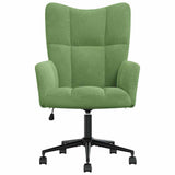 Vidaxl relaxstoel fluweel lichtgroen