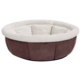 Vidaxl Dog Basket 59x59x24 cm brun