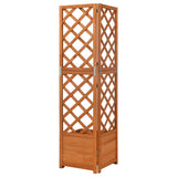 Vidaxl Latwerkplantenbak Corner Modèle 40x40x150 cm Pinwood solide