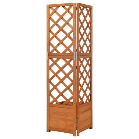 Vidaxl Latwerkplantenbak Corner Modèle 40x40x150 cm Pinwood solide