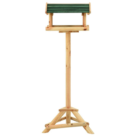 Alimentation des oiseaux Vidaxl avec du bois solide de 37x28x100 cm standard
