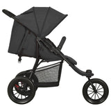 Vidaxl Pram en acier anthracite -colored