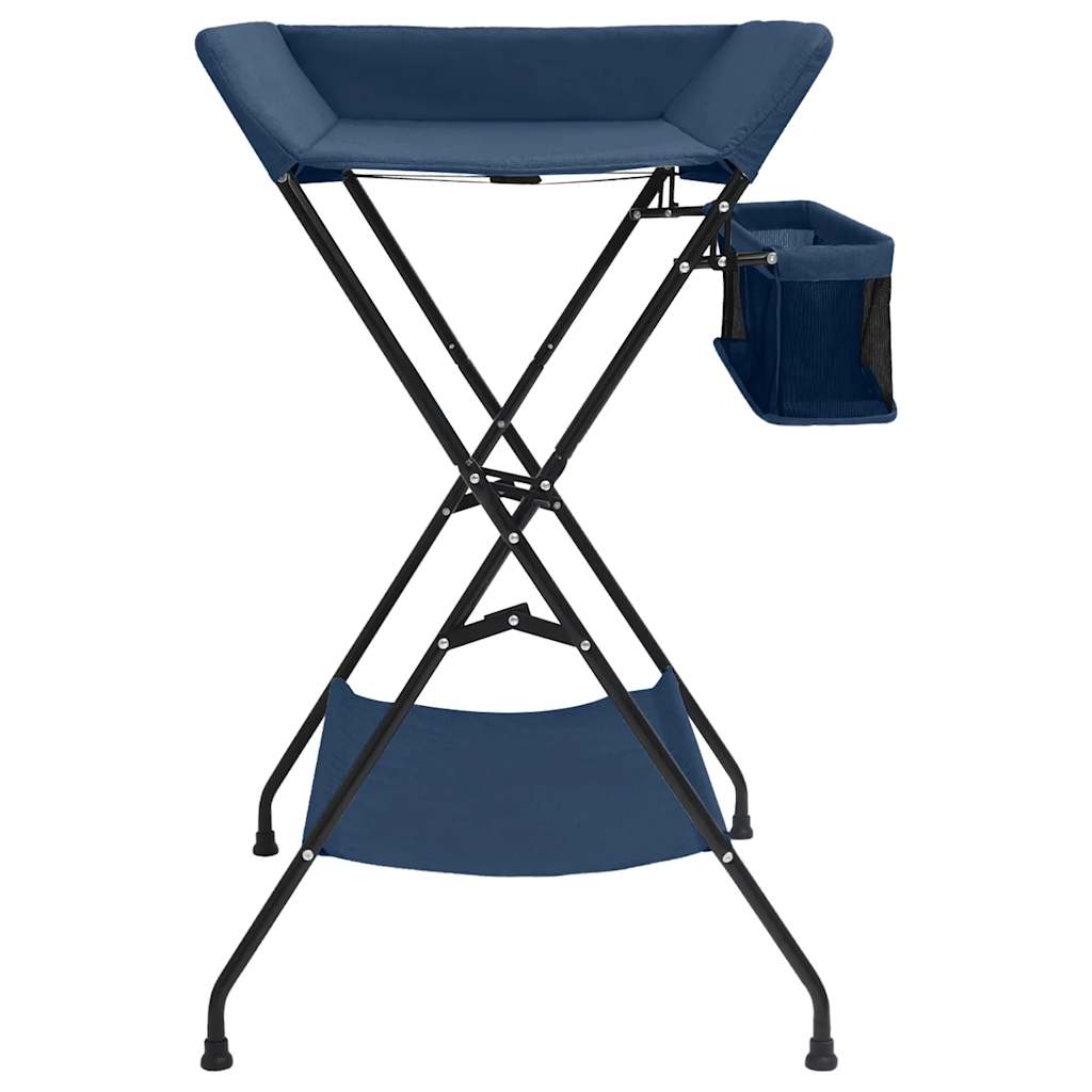 Vidaxl Cambia Tabella Iron Navy Blue