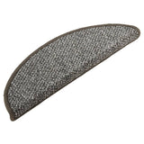 Mattes d'escalier Vidaxl 15 st 56x17x3 cm anthracite -colored