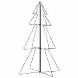 Vidaxl kegelkerstboom 160 LEDS à l'intérieur et à l'extérieur 78x120 cm