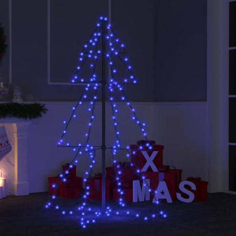 Vidaxl kegelkerstboom 160 LEDS à l'intérieur et à l'extérieur 78x120 cm