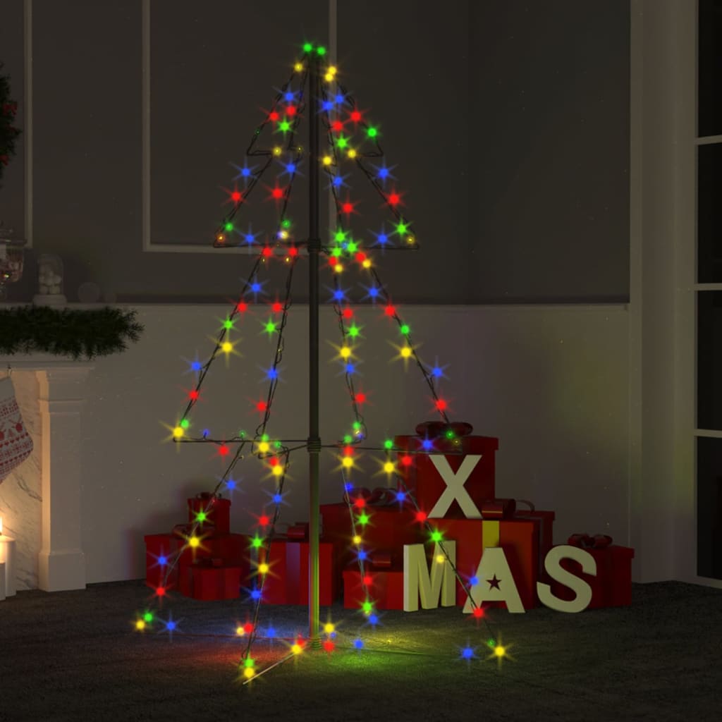 Vidaxl kegelkerstboom 160 diod LED wewnątrz i na zewnątrz 78x120 cm