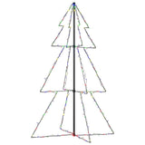 Vidaxl kegelkerstboom 200 LED à l'intérieur et à l'extérieur 98x150 cm