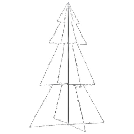 Vidaxl kegelkerstboom 240 LED à l'intérieur et à l'extérieur 118x150 cm