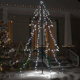 Vidaxl kegelkerstboom 240 LED à l'intérieur et à l'extérieur 118x150 cm