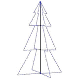 Vidaxl kegelkerstboom 240 LED à l'intérieur et à l'extérieur 118x150 cm
