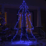 Vidaxl kegelkerstboom 240 LED à l'intérieur et à l'extérieur 118x150 cm
