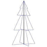 Vidaxl kegelkerstboom 300 LEDS à l'intérieur et à l'extérieur 120x220 cm