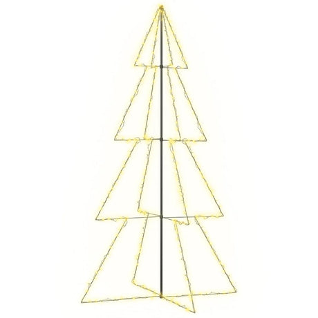 Vidaxl kegelkerstboom 360 LEDS à l'intérieur et à l'extérieur 143x250 cm
