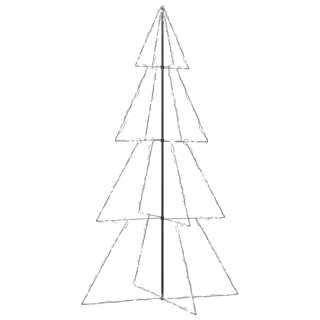 Vidaxl Kegelkerstboom 360 LED'er inde og uden for 143x250 cm