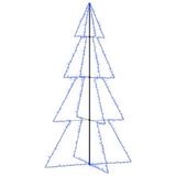 Vidaxl kegelkerstboom 360 LEDS à l'intérieur et à l'extérieur 143x250 cm