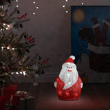 Vidaxl Weihnachten Figur Santa LED innerhalb und außerhalb 28 cm Acryl