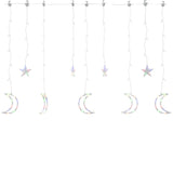 Vidaxl Light Garland Star and Moon 138 LED wielookrąglony