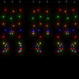 Vidaxl Light Garland Star and Moon 345 LEDS Multi -colored