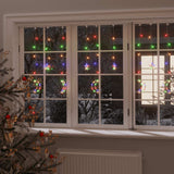 Vidaxl Light Garland Star and Moon 345 LEDS Multi -colored