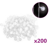 Cordon lumineux VidaXL avec 200 LED, 8 fonctions, blanc froid, 20 m