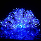 Cordon lumineux VidaXL avec 400 microLED bleu 8 fonctions 40 m