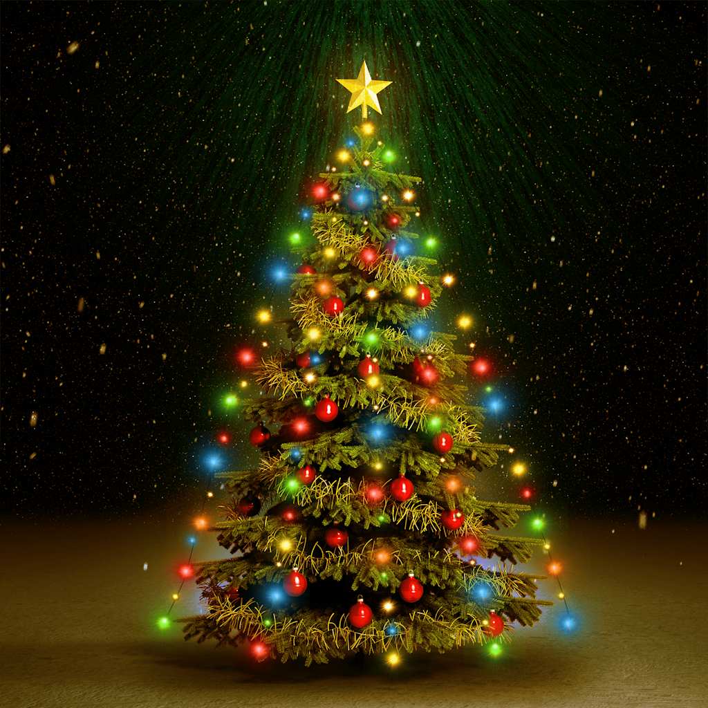 Éclairage d'arbre de Noël Vidaxl avec 150 LEDS Net Multi-Colored 150 cm