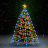 Éclairage d'arbre de Noël Vidaxl avec 180 LEDS BLUE Net 180 cm