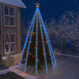 Éclairage d'arbre de Noël Vidaxl avec 500 LED Bleu à l'intérieur de 500 cm