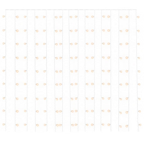 Rideau de cordon lumineux vidaxl avec 300 LED et 8 fonctions 3x3 m blanc chaud
