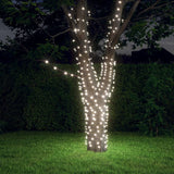 Cordons lumineux Vidaxl 2 Sts avec 2x200 LEDS solaires à l'intérieur du blanc froid à l'extérieur