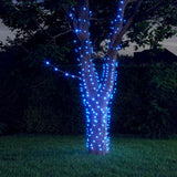 Vidaxl 5 ST Light Sling avec 200 LEDS Solar Binnen Buiten Blauw