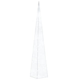 Vidaxl Cone léger LED décoratif 60 cm acrylique froid blanc