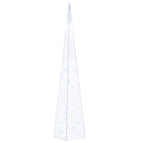 Vidaxl Cone léger LED décoratif 60 cm Bleu acrylique