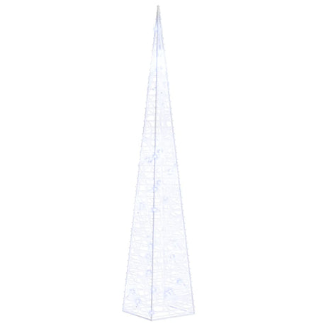 Vidaxl Cone léger LED décoratif 60 cm Bleu acrylique