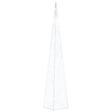 Vidaxl Cone léger LED décoratif 90 cm acrylique froid blanc