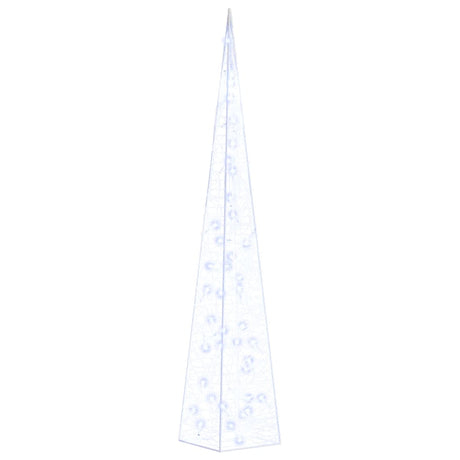 Vidaxl Cone léger LED décoratif 90 cm Bleu acrylique