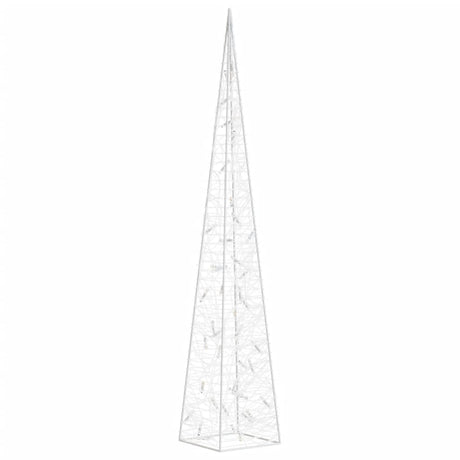 Vidaxl Cone léger LED décoratif 90 cm Bleu acrylique