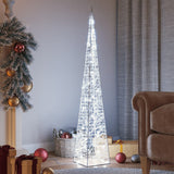 Vidaxl Cône léger LED décoratif 120 cm acrylique froid blanc