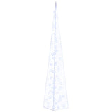 Vidaxl Cone léger LED décoratif 120 cm bleu acrylique