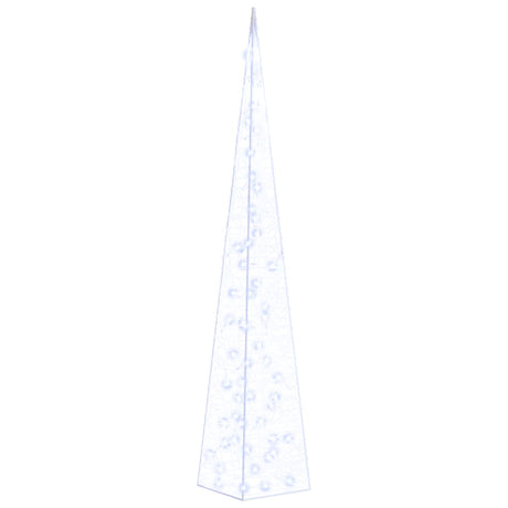 Vidaxl Cone léger LED décoratif 120 cm bleu acrylique