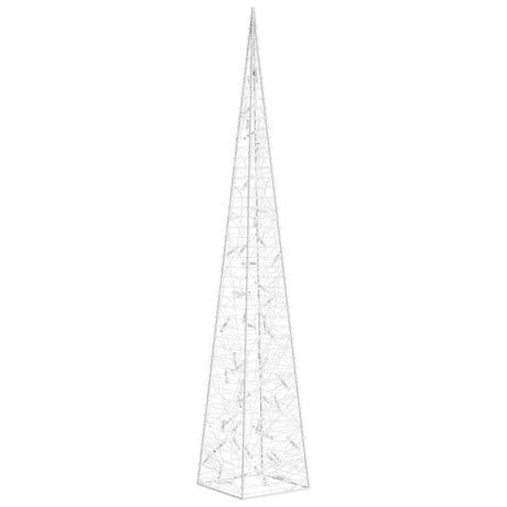 Vidaxl Cone léger LED décoratif 120 cm bleu acrylique