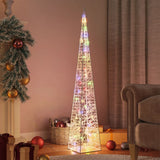 Vidaxl Cone léger LED décoratif 120 cm Acrylique Multi-Colore