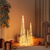Vidaxl Light: LED décorative 30 45 60 cm acrylique chaud blanc