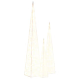 Vidaxl Light Tipping Set Decorative LED WHITE WHITE 60 90 120 cm acrylique
